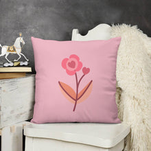 Load image into Gallery viewer, Ti Amo I love you - Exclusive Brand - 9 Colors - 7 Sizes - Flower Plush Pillow Case
