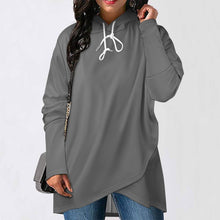 Load image into Gallery viewer, Ti Amo I love you - Exclusive Brand - 10 Colors - Solid Colors - Asymmetrical Medium Length Slim Hooded Sweatshirt
