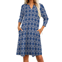 Load image into Gallery viewer, Ti Amo I love you - Exclusive Brand - 7-Point Long Sleeved Dress
