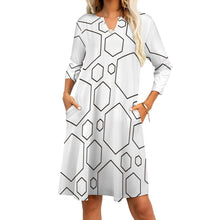 Load image into Gallery viewer, Ti Amo I love you - Exclusive Brand - 7-Point Long Sleeved Dress
