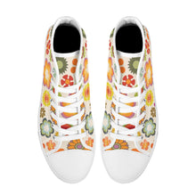 Load image into Gallery viewer, Ti Amo I love you - Exclusive Brand - High-Top Canvas Shoes - White Soles
