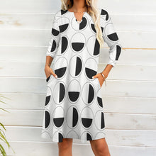 Load image into Gallery viewer, Ti Amo I love you - Exclusive Brand - 7-Point Long Sleeved Dress
