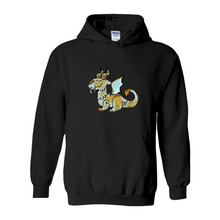 Load image into Gallery viewer, Ti Amo I love you - Exclusive Brand - Whimsical Dragon - 10 Colors - Unisex Heavy Blend Hooded Sweatshirt
