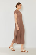 Load image into Gallery viewer, Marina West Swim Pleated Cap Sleeve A-Line Dress
