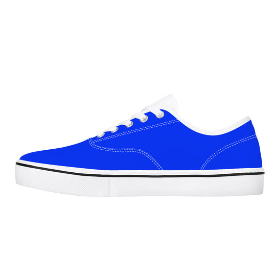 Ti Amo I love you -  Exclusive Brand  - Blue Blue Eyes - Double White Heart -  Skate Shoe - White Soles