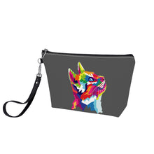 Load image into Gallery viewer, Ti Amo I love you - Exclusive Brand  - Davy&#39;s Grey - Cat - Sling Cosmetic Bag
