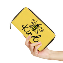 Load image into Gallery viewer, Ti Amo I love you - Exclusive Brand  - Mustard Yellow - Bee Kind - Zipper Purse Clutch Bag
