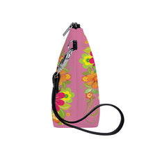 Load image into Gallery viewer, Ti Amo I love you - Exclusive Brand  - Charm - Multicolor Floral - Sling Cosmetic Bag
