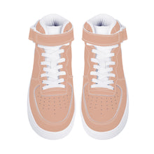 Load image into Gallery viewer, Ti Amo I love you - Exclusive Brand - Almost Apricot - High Top Unisex Sneakers
