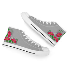 Load image into Gallery viewer, Ti Amo I love you - Exclusive Brand - High-Top Canvas Shoes - White Soles
