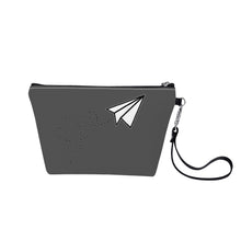 Load image into Gallery viewer, Ti Amo I love you - Exclusive Brand  - Davy&#39;s Grey - Paper Airplane - Sling Cosmetic Bag
