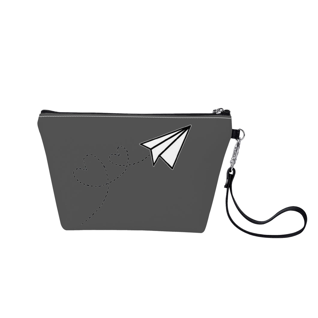 Ti Amo I love you - Exclusive Brand  - Davy's Grey - Paper Airplane - Sling Cosmetic Bag