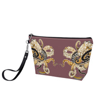 Load image into Gallery viewer, Ti Amo I love you - Exclusive Brand - Rose Brown - Octopi - Sling Cosmetic Bag
