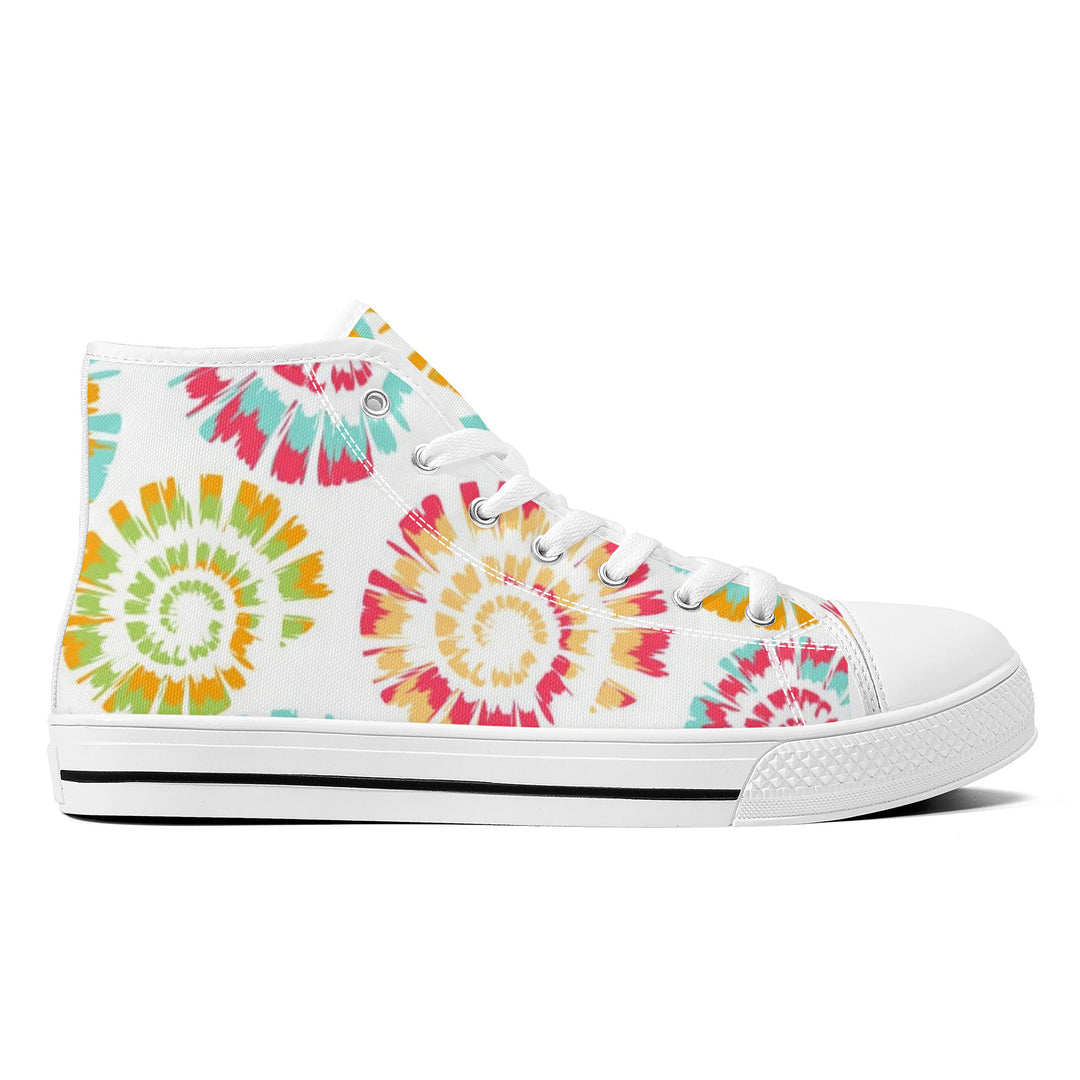Ti Amo I love you  - Exclusive Brand  - High-Top Canvas Shoes - White Soles