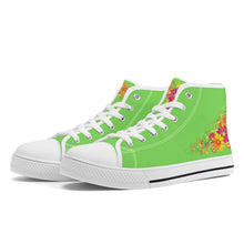 Load image into Gallery viewer, Ti Amo I love you - Exclusive Brand  - High-Top Canvas Shoes - White Soles
