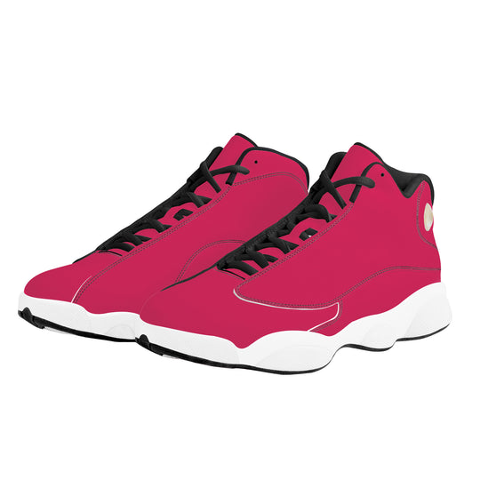 Ti Amo I love you  - Exclusive Brand - Cerise Red 2 - Mens / Womens - Unisex Basketball Shoes - Black Laces