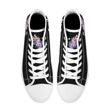 Load image into Gallery viewer, Ti Amo I love you - Exclusive Brand - High-Top Canvas Shoes - White Soles
