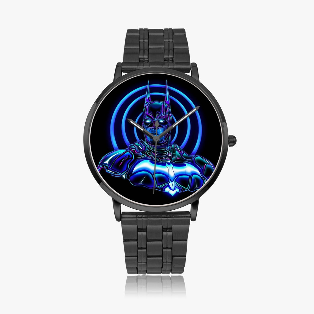 Ti Amo I love you  - Exclusive Brand  -Batman -  Mens Deisnger Instafamous Steel Strap Quartz Watch