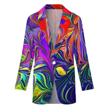 Load image into Gallery viewer, Ti Amo I love you - Exclusive Brand - Womens Suit Blazer Jacket
