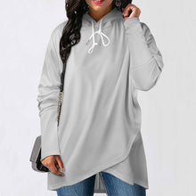 Load image into Gallery viewer, Ti Amo I love you - Exclusive Brand - 10 Colors - Solid Colors - Asymmetrical Medium Length Slim Hooded Sweatshirt
