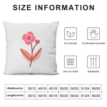 Load image into Gallery viewer, Ti Amo I love you - Exclusive Brand - 9 Colors - 7 Sizes - Flower Plush Pillow Case
