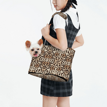 Load image into Gallery viewer, Ti Amo I love you - Exclusive Brand - Leopard Breathable Pet Tote Bag - Portable Foldable Pet Bag
