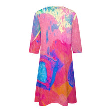 Load image into Gallery viewer, Ti Amo I love you - Exclusive Brand - 7-Point Long Sleeved Dress
