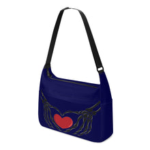 Load image into Gallery viewer, Ti Amo I love you - Exclusive Brand - Stratos - Skeleton Heart Hands - Journey Computer Shoulder Bag
