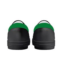 Load image into Gallery viewer, Ti Amo I love you - Exclusive Brand  - Fun Green - Skeleton Hands with Heart - Kids Slip-on shoes - Black Soles
