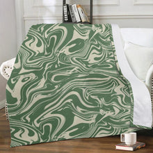 Load image into Gallery viewer, Ti Amo I love you - Exclusive Brand- Cactus &amp; Malta Swirl - Micro Fleece Blankets
