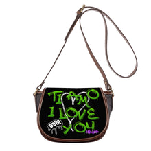 Load image into Gallery viewer, Ti Amo I love you - Exclusive Brand - Hip Hop Ti Amo I love you - Saddle Bag
