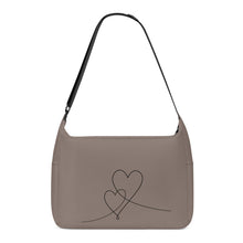 Load image into Gallery viewer, Ti Amo I love you - Exclusive Brand - Americano - Double Script Heart - Journey Computer Shoulder Bag
