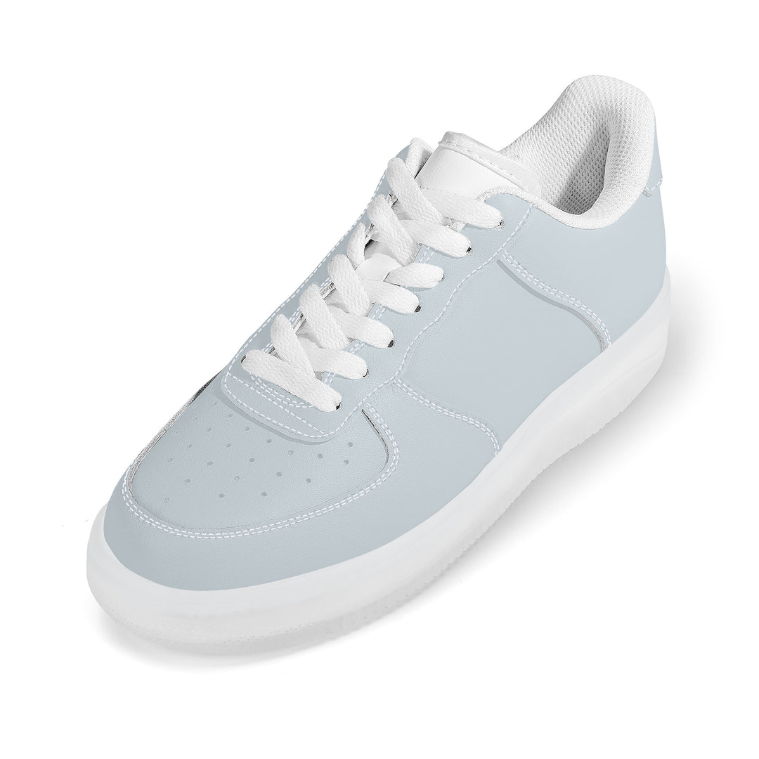 Ti Amo I love you - Exclusive Brand  - Geyser - Transparent Low Top Air Force Leather Shoes