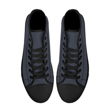 Load image into Gallery viewer, Ti Amo I love you - Exclusive Brand - High-Top Canvas Shoes - Black Soles
