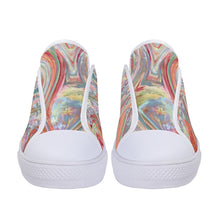 Load image into Gallery viewer, Ti Amo I love you - Exclusive Brand  -  Low-Top Canvas Shoes - White Soles
