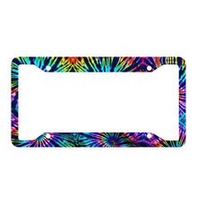 Load image into Gallery viewer, Ti Amo I love you - Exclusive Brand - Blue Zodiac, Curious Blue, Malachite, Purple  Heart Tie-Dye - License Plate Frames
