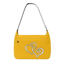 Load image into Gallery viewer, Ti Amo I love you - Exclusive Brand - Sun - Double White Heart - Journey Computer Shoulder Bag
