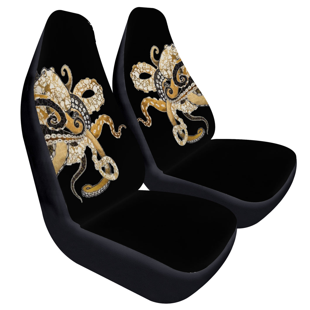 Ti Amo I love you - Exclusive Brand - Black - Octopus - Car Seat Covers