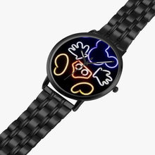 Load image into Gallery viewer, Ti Amo I love you  - Exclusive Brand  - Mickey Mouse - Unisex Designer Instafamous Steel Strap Quartz Watch
