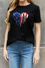 Load image into Gallery viewer, Simply Love Full Size Star Heart Graphic Cotton Tee
