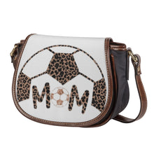 Load image into Gallery viewer, Ti Amo I love you - Exclusive Brand - Soccer Mom - PU Leather Flap Saddle Bag
