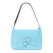 Load image into Gallery viewer, Ti Amo I love you - Exclusive Brand - Anakiwa - Double Script Heart - Journey Computer Shoulder Bag
