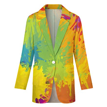 Load image into Gallery viewer, Ti Amo I love you - Exclusive Brand - Womens Suit Blazer Jacket - 2XS-2XL
