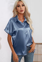 Load image into Gallery viewer, 6 Colors - Collared Neck Short Sleeve Shirt
