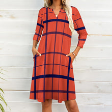 Load image into Gallery viewer, Ti Amo I love you - Exclusive Brand - 7-Point Long Sleeved Dress
