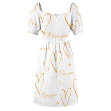 Load image into Gallery viewer, Ti Amo I love you - Exclusive Brand - Sweetheart Dress - Sizes 2XS-6XL
