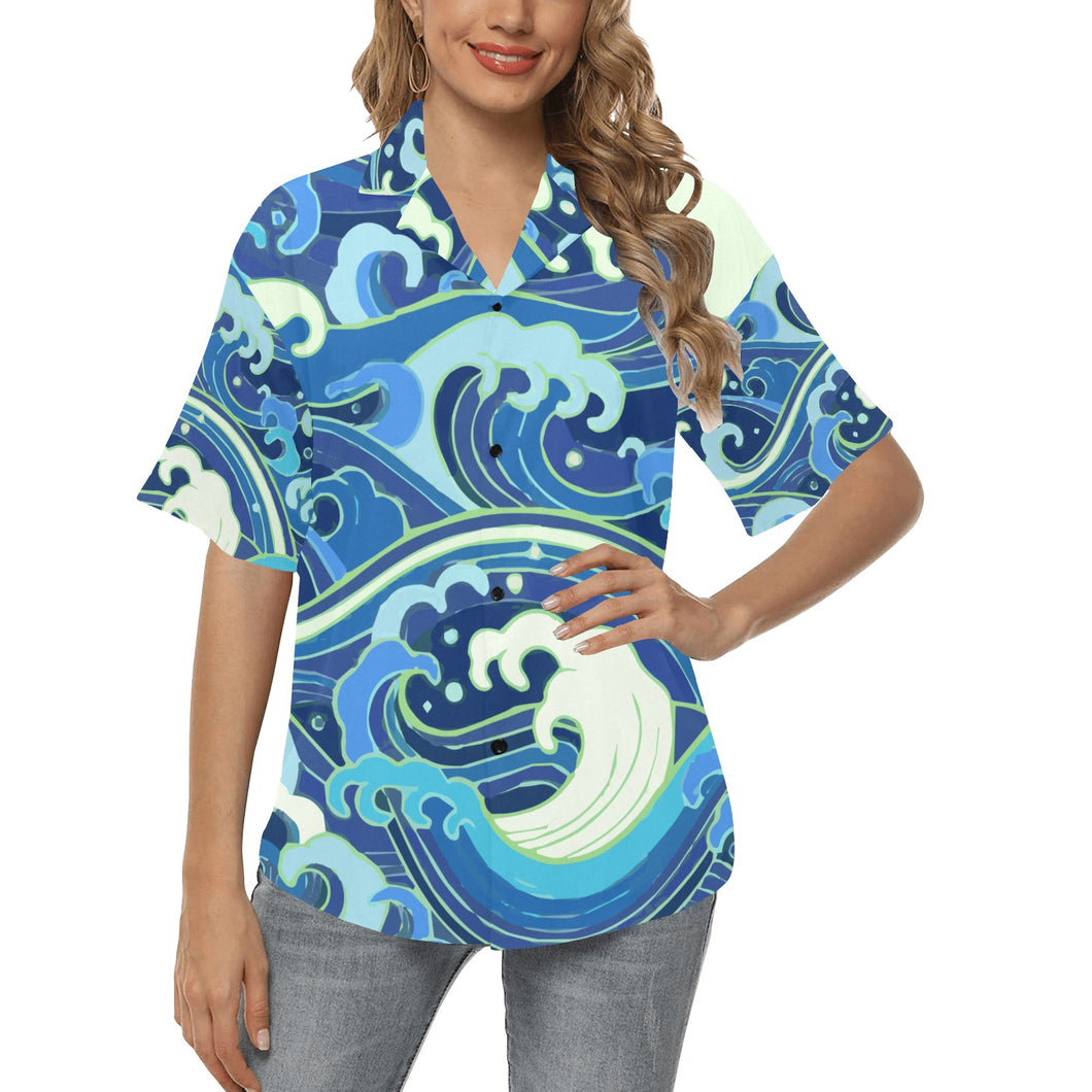 Ti Amo I love you - Exclusive Brand  - Women's Hawaiian Shirts - Sizes S-2XL