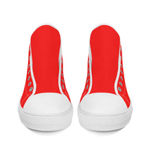 Load image into Gallery viewer, Ti Amo I love you - Exclusive Brand - High-Top Canvas Shoes - White Soles
