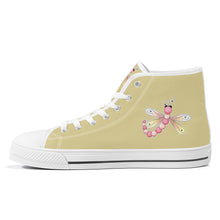 Load image into Gallery viewer, Ti Amo I love you - Exclusive Brand - High-Top Canvas Shoes - White Soles
