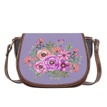 Load image into Gallery viewer, Ti Amo I love you - Exclusive Brand - Logan - Floral Bouquet - Saddle Bag
